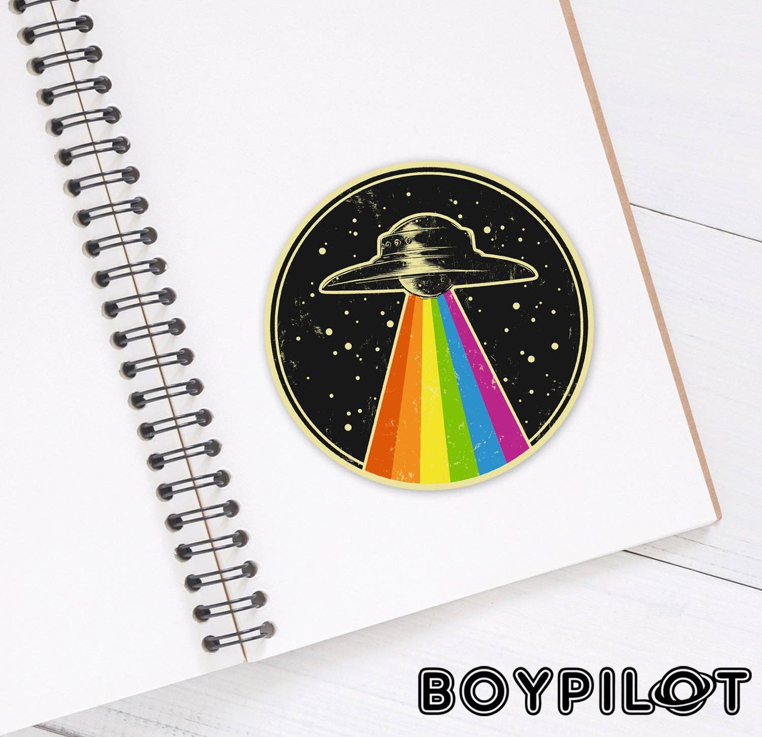 Queer UFO Sticker - 3" Circular