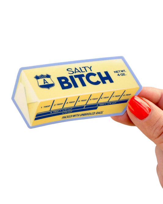 Salty Bitch - Funny Butter sticker