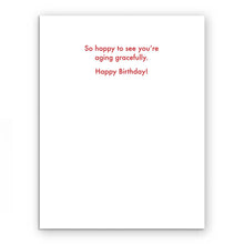 Aging Gracefully Doll Birthday Card