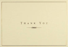 Gold and Cream Thank You Notes
