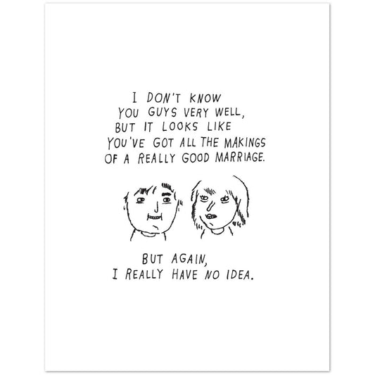 Marriage No Idea