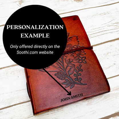 "Grow Through What You Go Through" Leather Journal - Your Healing Partner