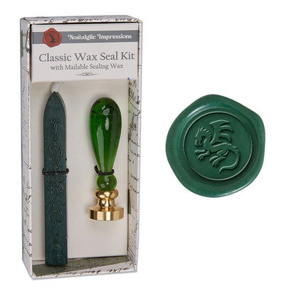 Murano Glass Handle Wax Seal Kit with popular symbols