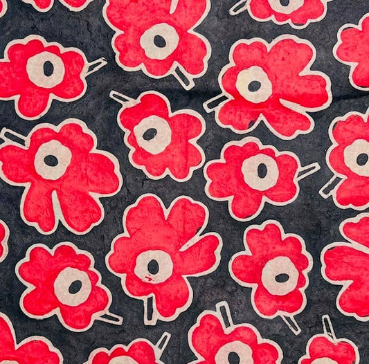 20x30 Batik Blooms, 5 options: Multi-Colored