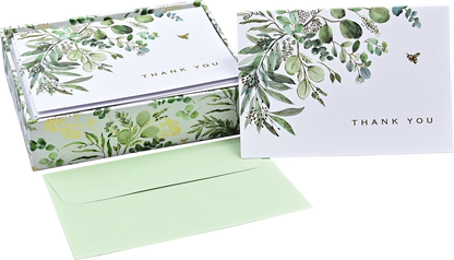 Eucalyptus Thank You Cards