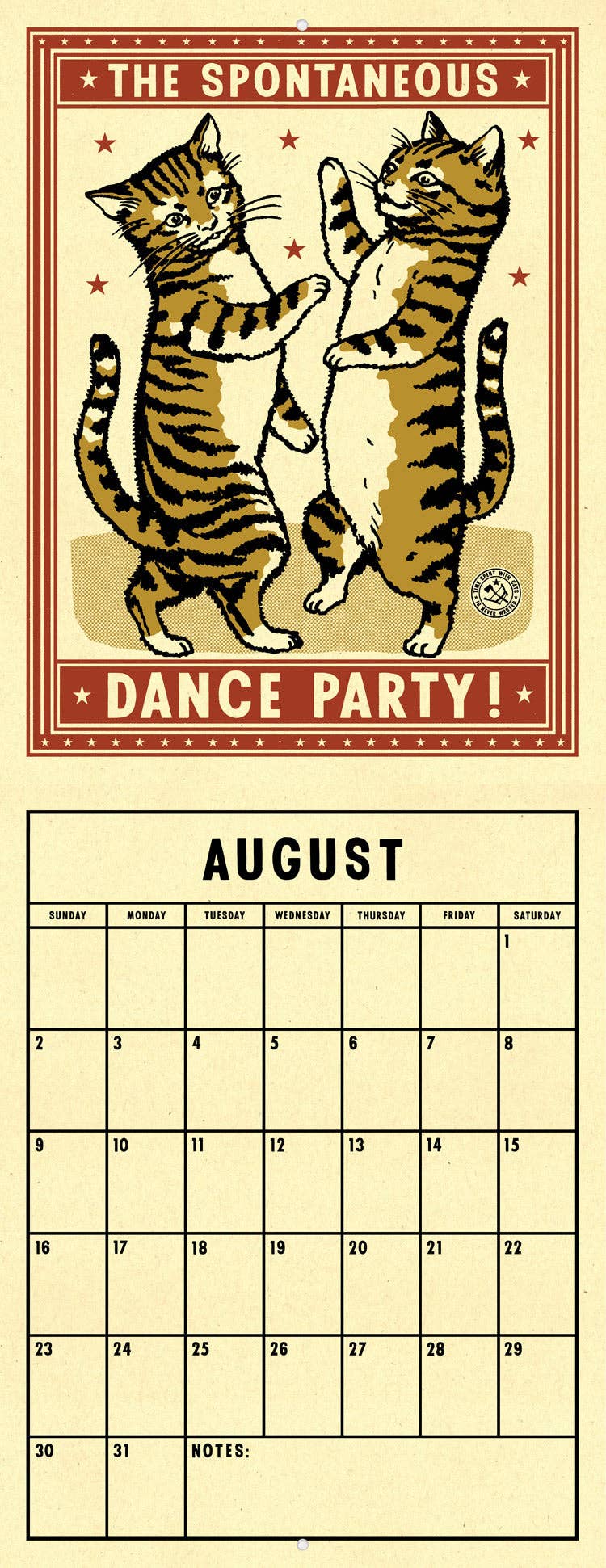 Complicated Friendships Cat 2026 Calendar: 8.5x11