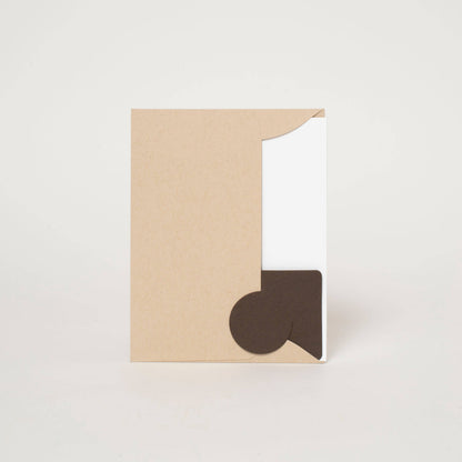 Yolked Birthday Cake Punny Letterpress Greeting Card
