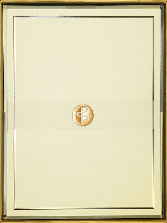 Black & Cream Stationery Set