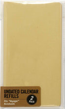 Voyager Undated Calendar Refill (2-pack)