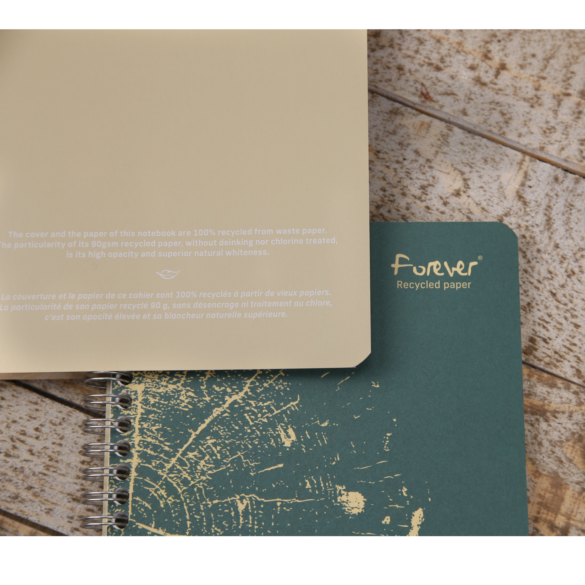 Clairefontaine "Forever" 100% Recycled Notebooks: Wirebound - Assorted