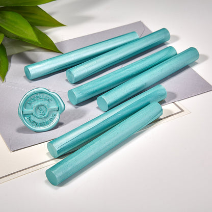 Aqua Pearl Premium Glue Gun Sealing Wax -Pack of 6