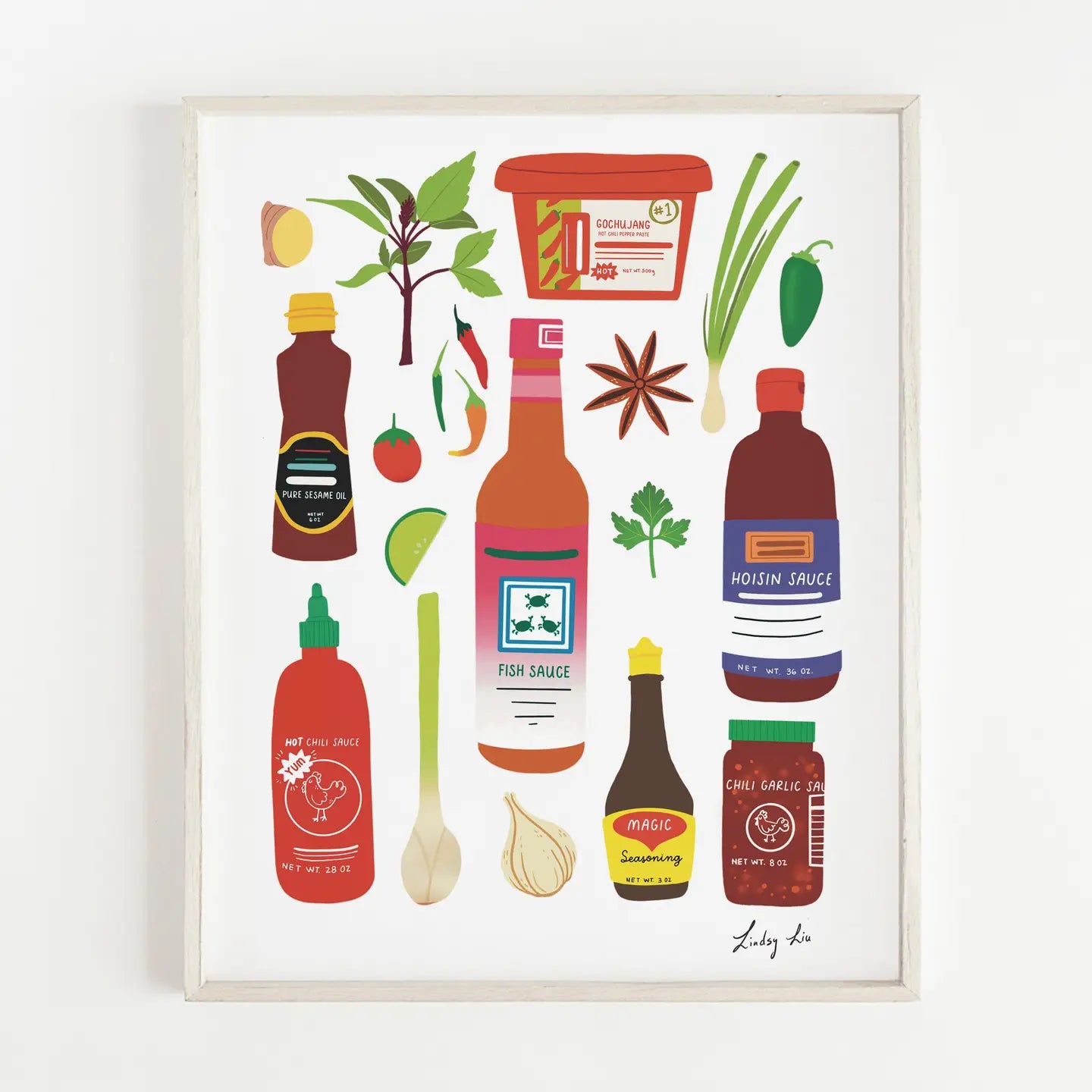 Asian Flavors Art print