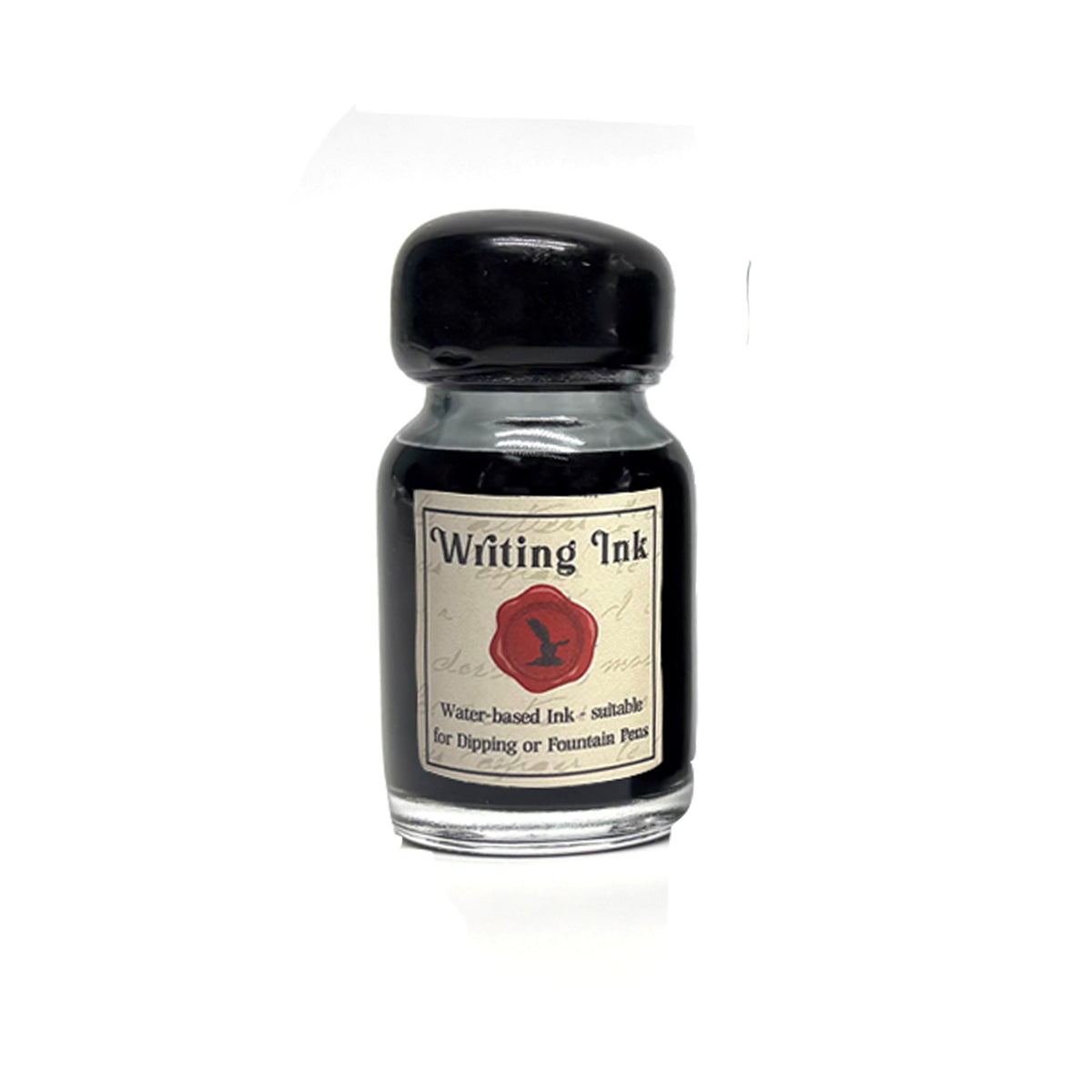 Writing Ink in Vintage Apothecary Jar with Wax Seal Cap (15ml / 0.5oz)