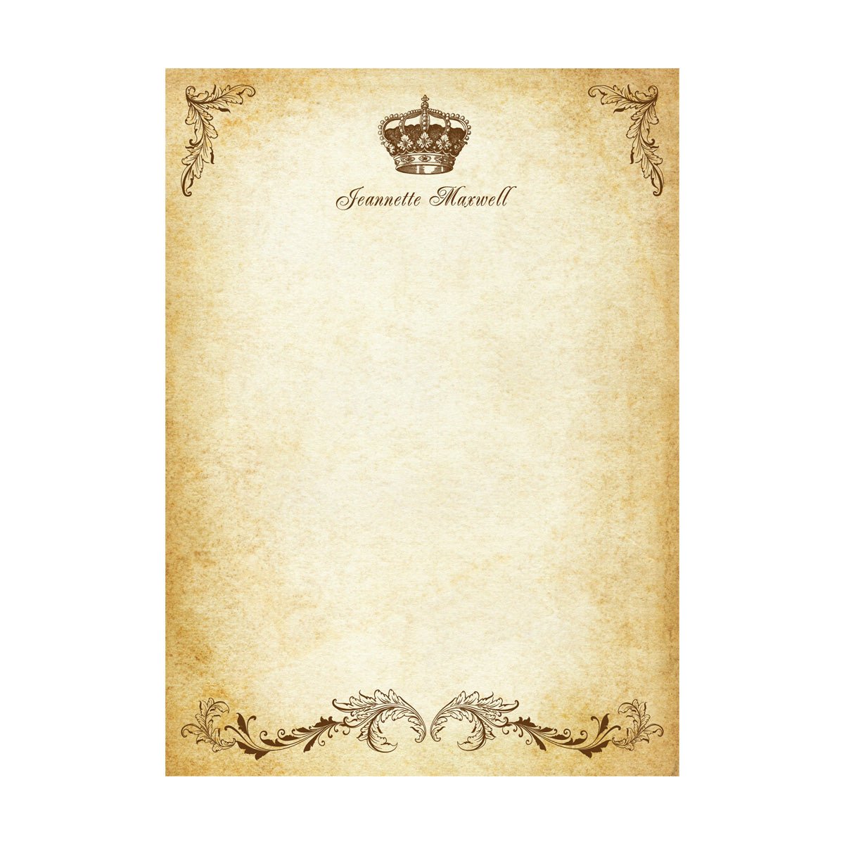 Parchment Stationery Vintage Design Boxed Gift Set -20/10 with Personalization option