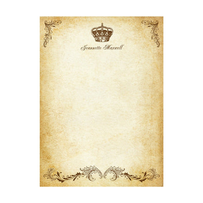 Parchment Stationery Vintage Design Boxed Gift Set -20/10 with Personalization option