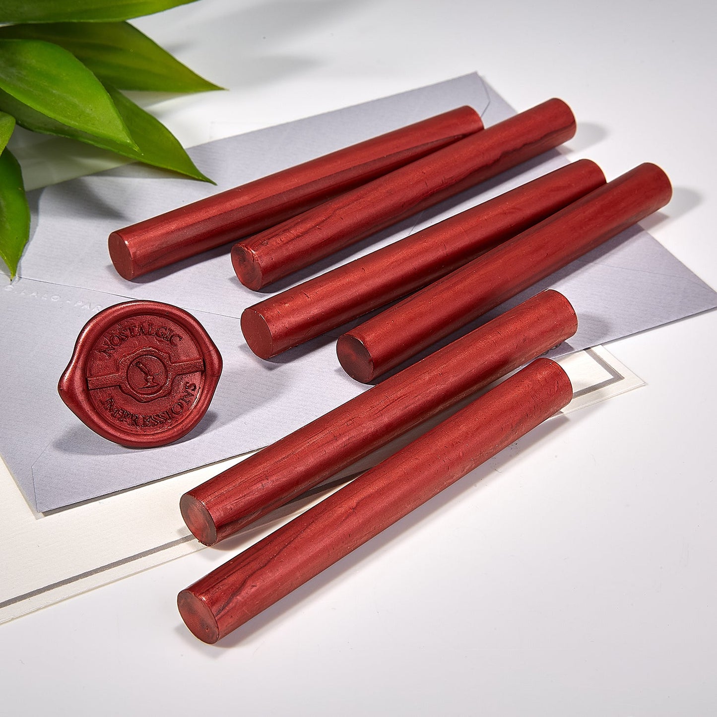 Crimson Premium Glue Gun Sealing Wax -Pack of 6