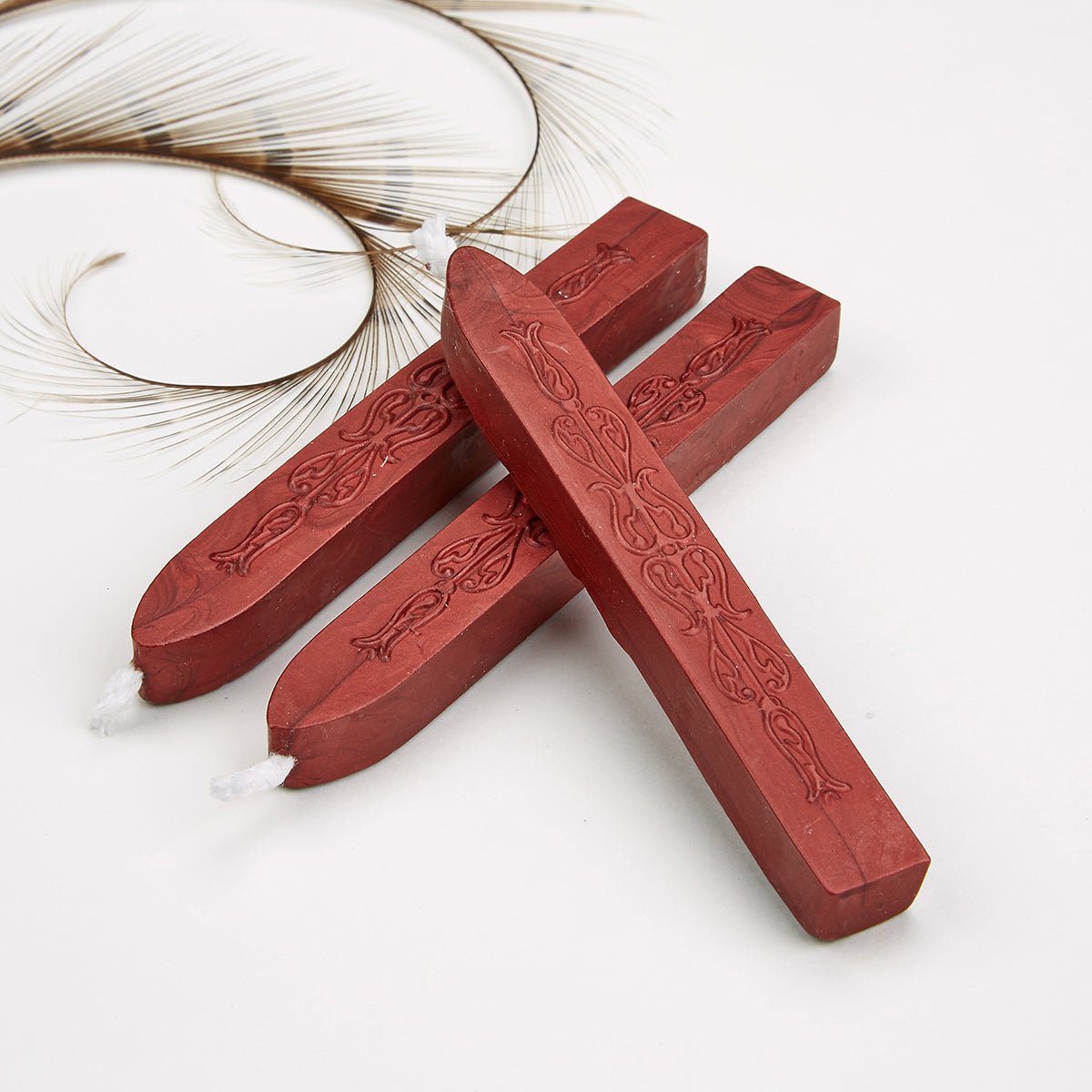 Crimson Red Flexible Premium Sealing Wax-Pack of 3 sticks