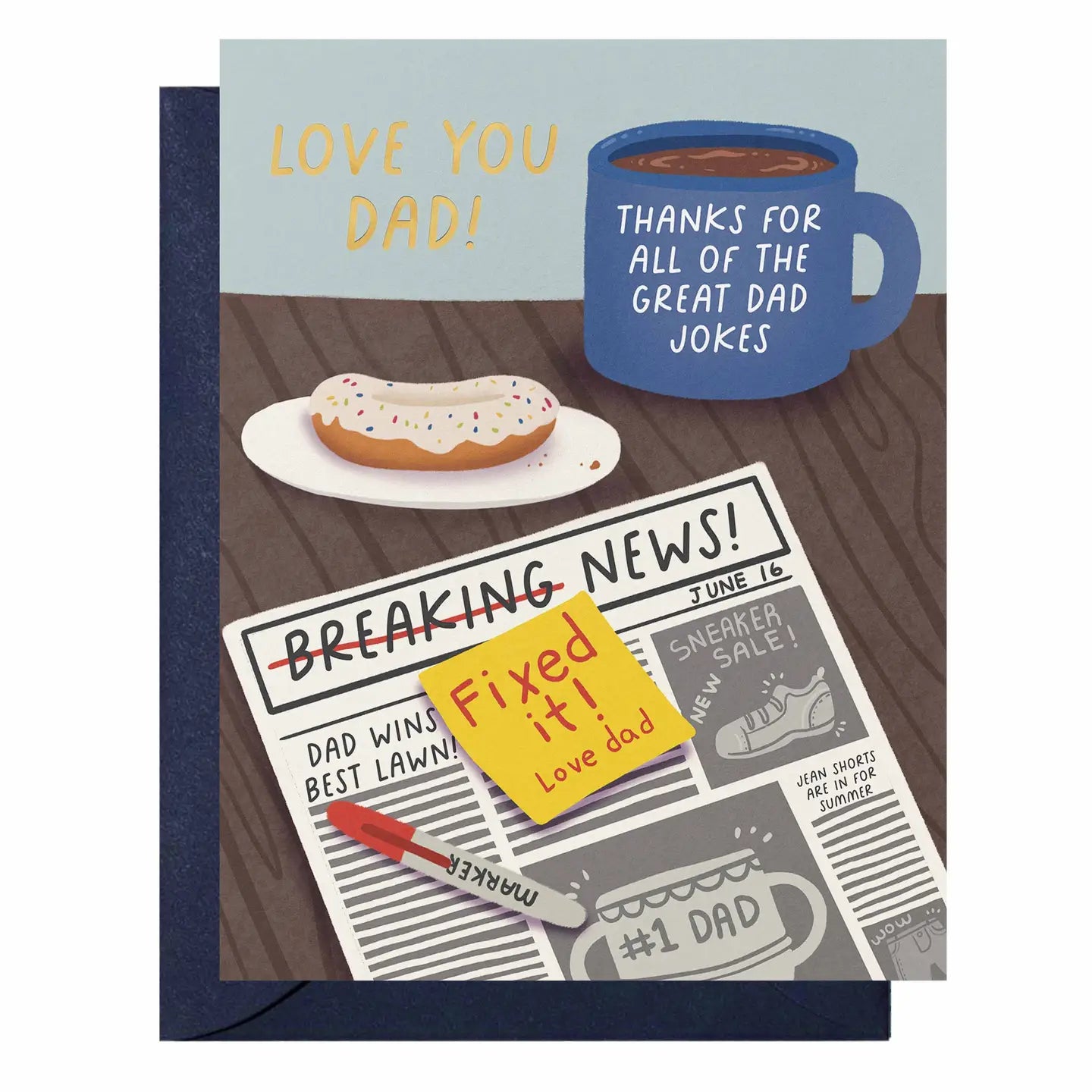 Dad Jokes Father's Day Card