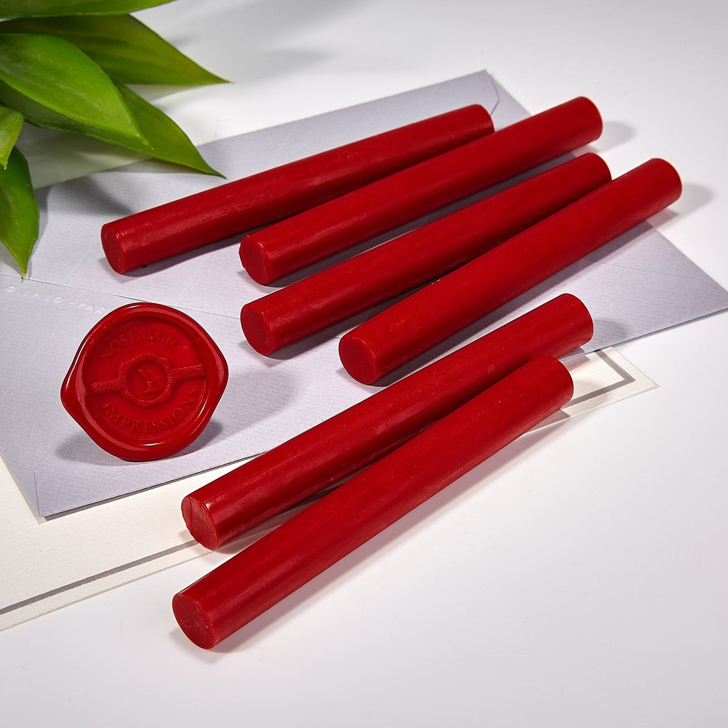Deep Red Premium Glue Gun Sealing Wax -Pack of 6