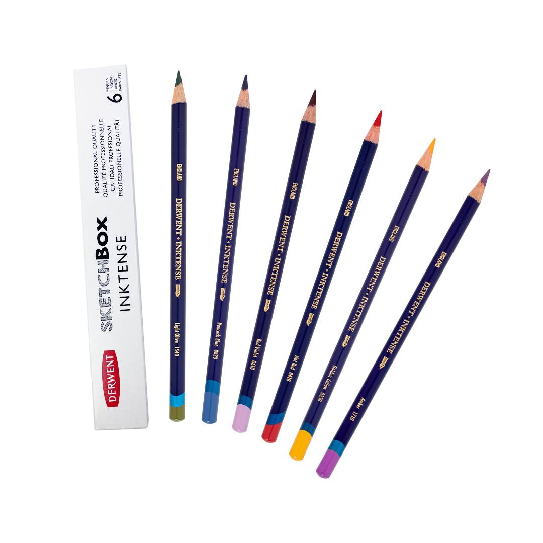 Derwent Inktense Pencil Set of 6