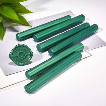 Emerald/Pine Green Glue Gun Sealing Wax -Pack of 6