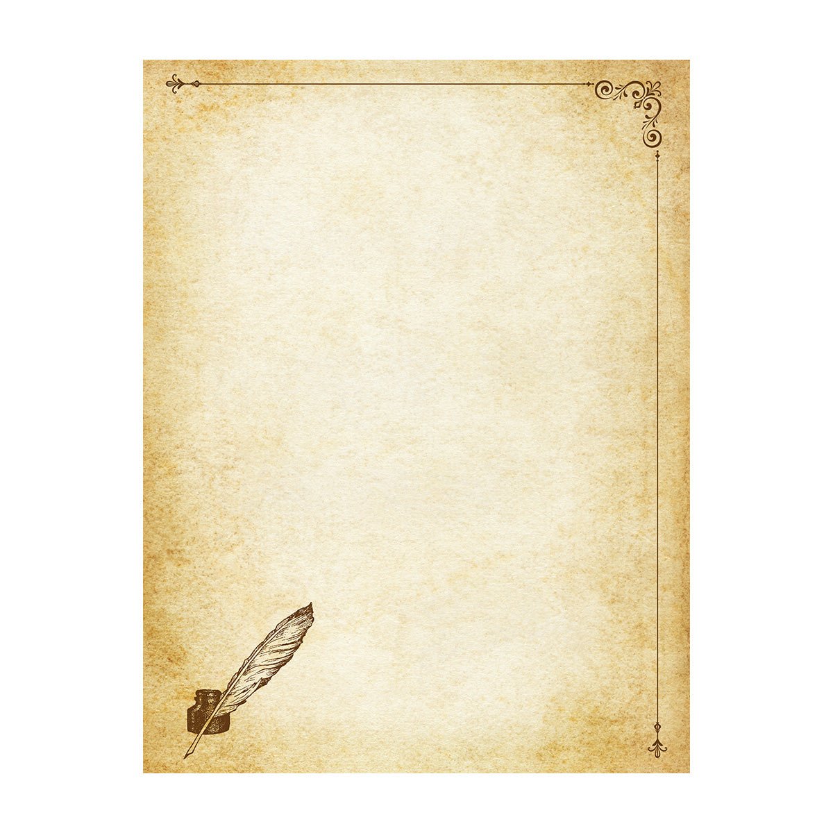 Parchment Stationery Vintage Design Boxed Gift Set -20/10 with Personalization option