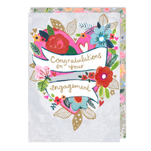 Floral Heart Engagement