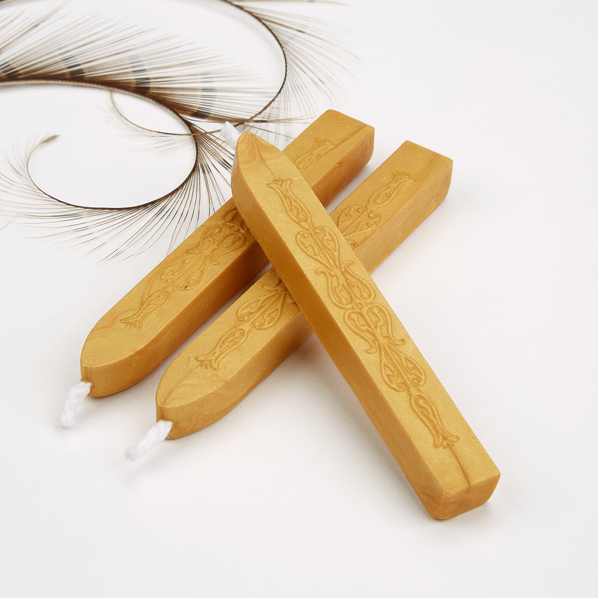 Goldenrod Flexible Premium Sealing Wax-Pack of 3 sticks