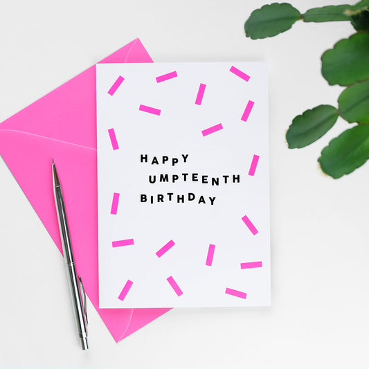 Happy Umpteenth Birthday Card