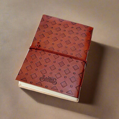 Hardships And Extraordinary Journey C.S. Lewis Quote Leather Journal - 7x5