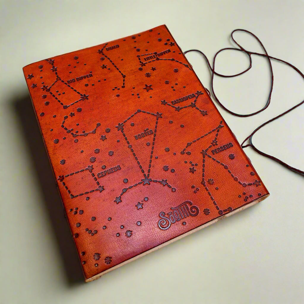 Henry James Quote Leather Journal - "Our Doubt is Our Passion" for Artists & Writers