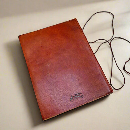 The Future Belongs Eleanor Roosevelt Quote Leather Journal - 8x6 Size