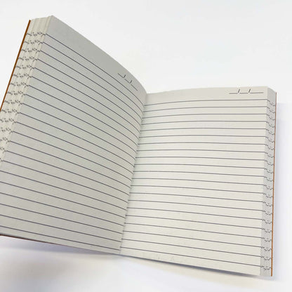 Flaneur Quote Leather Journal - 5x7 Lined