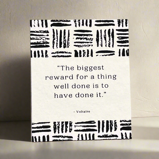 Things Well Done, Card