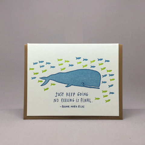 Just Keep Going Whale