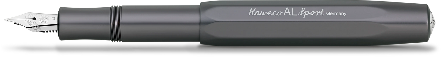 Kaweco AL Sport aluminum fountain pen in anthracite grey