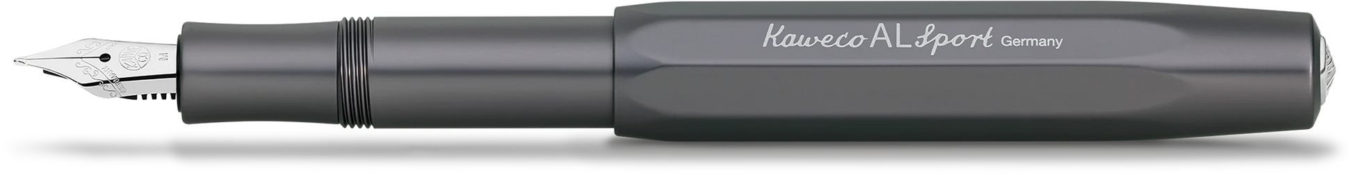 Kaweco AL Sport aluminum fountain pen in anthracite grey
