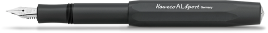 Kaweco AL Sport aluminum fountain pen in black