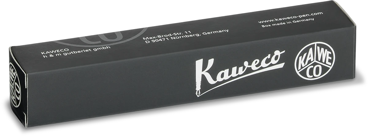 Kaweco fountain pen cardboard packaging box