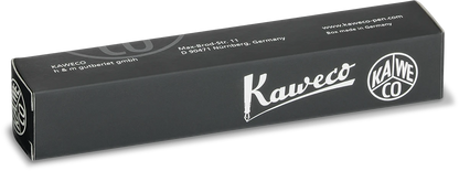 Kaweco fountain pen cardboard packaging box