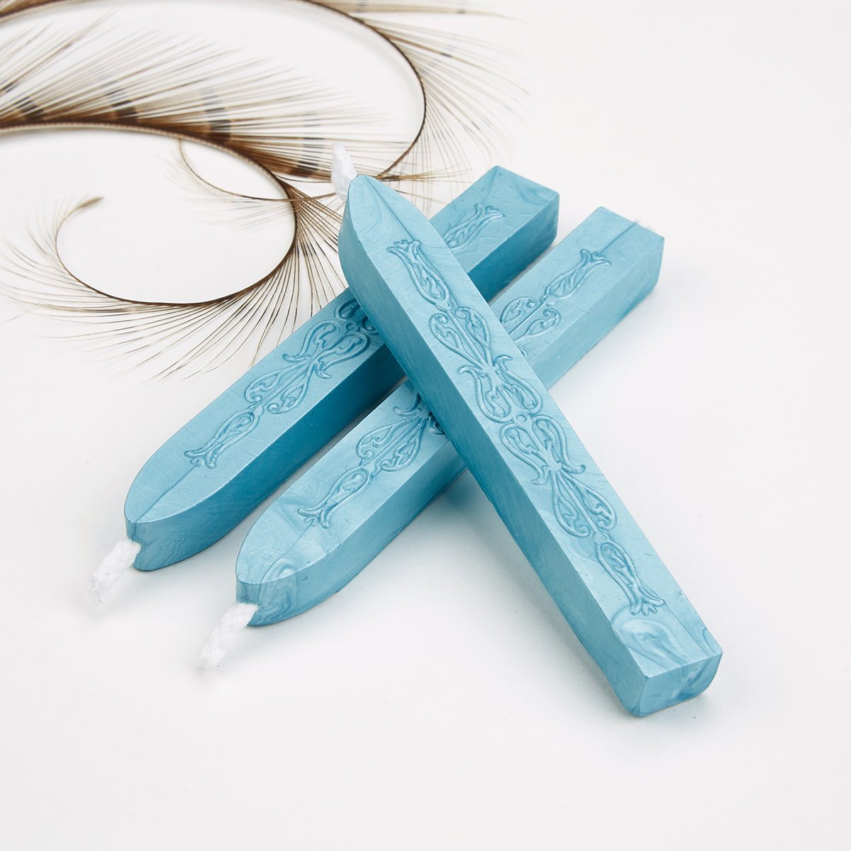 Light Blue Flexible Premium Sealing Wax-Pack of 3 sticks