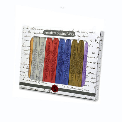 Metallics Premium Sealing Wax with wick- 12PK Saver Pack Assortment