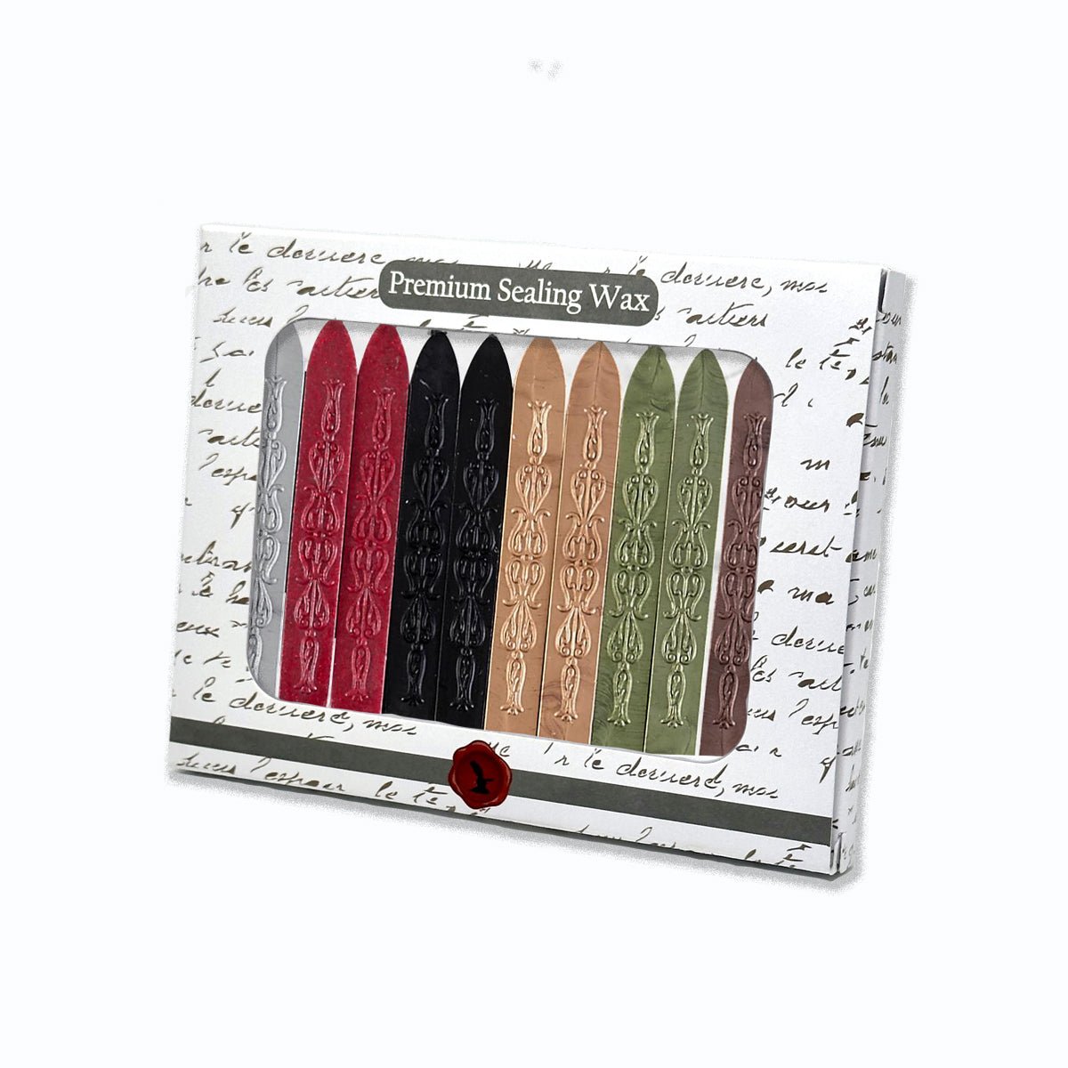 Gothic Premium Sealing Wax Assortment 12PK Saver Pack- Flexible & Mailable