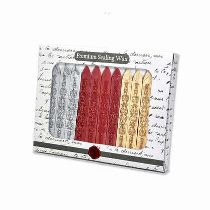 Bestseller Premium Sealing Wax with wick- 12PK Saver Pack Assortment