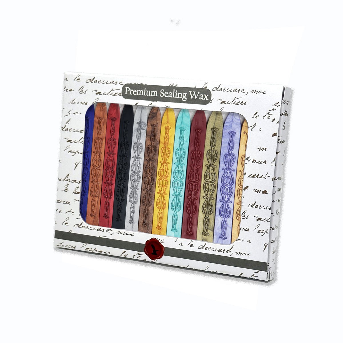 Jeweltones Premium Sealing Wax with wick- 12PK Saver Pack Assortment