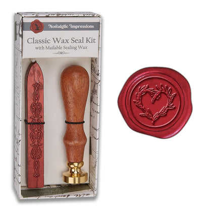 Nature-Inspired Wood Handle Wax Seal Kits