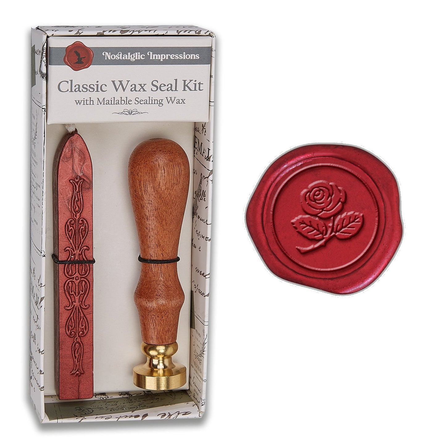 Nature-Inspired Wood Handle Wax Seal Kits