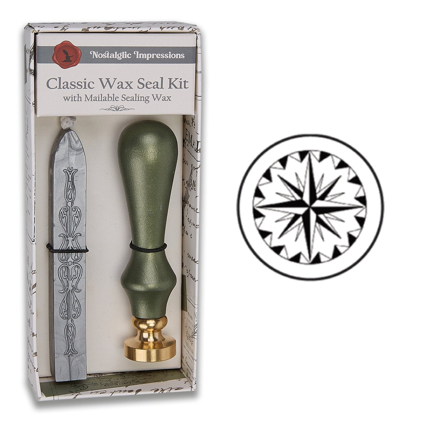 Nature-Inspired Wood Handle Wax Seal Kits