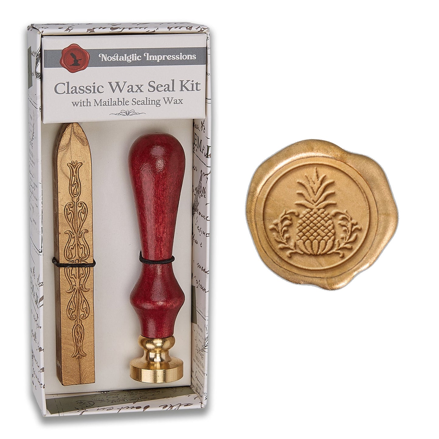 Nature-Inspired Wood Handle Wax Seal Kits