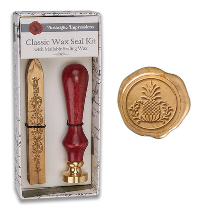 Nature-Inspired Wood Handle Wax Seal Kits
